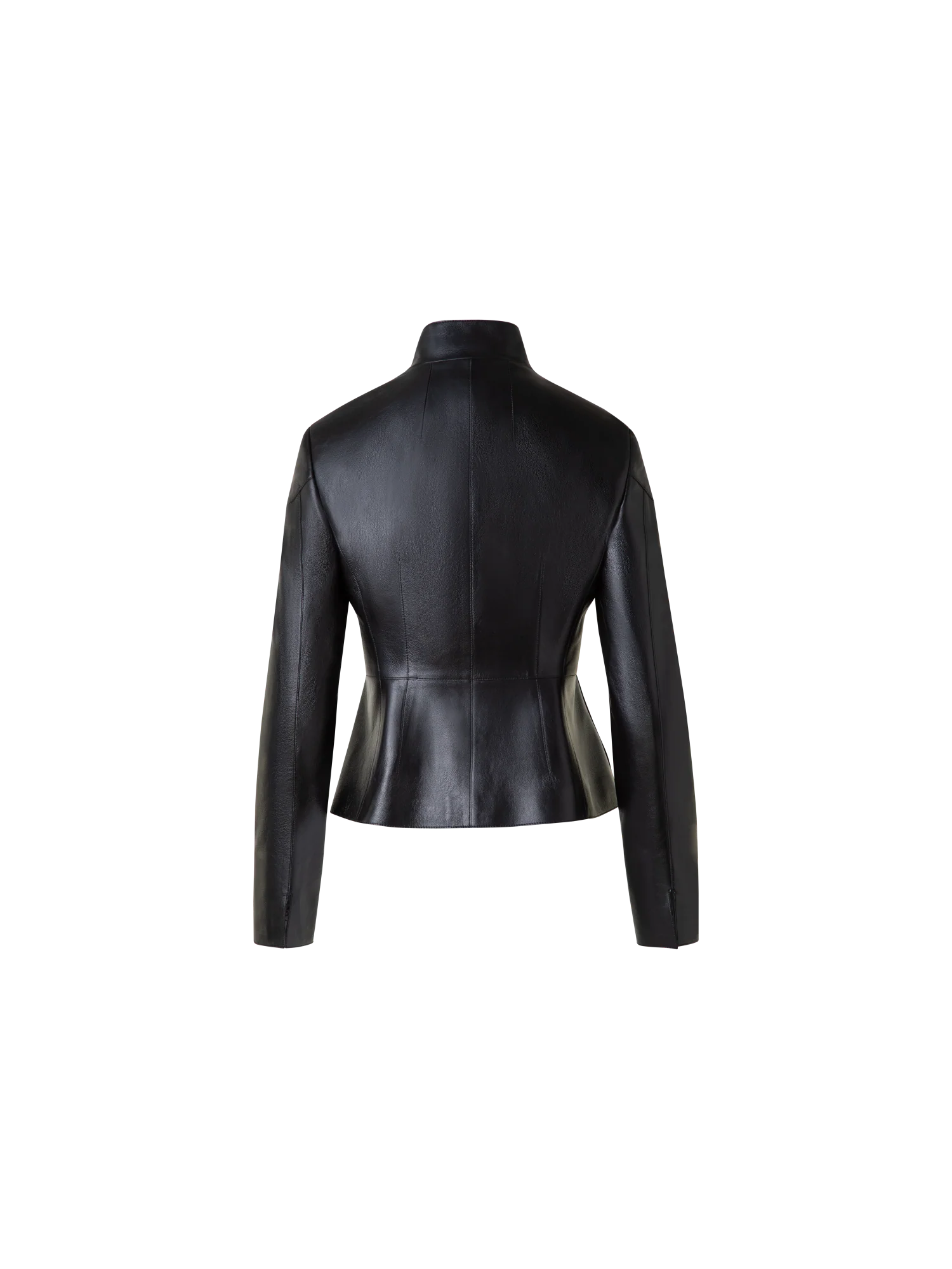 Cropped Jacket in Lacquered Leather - Image 4