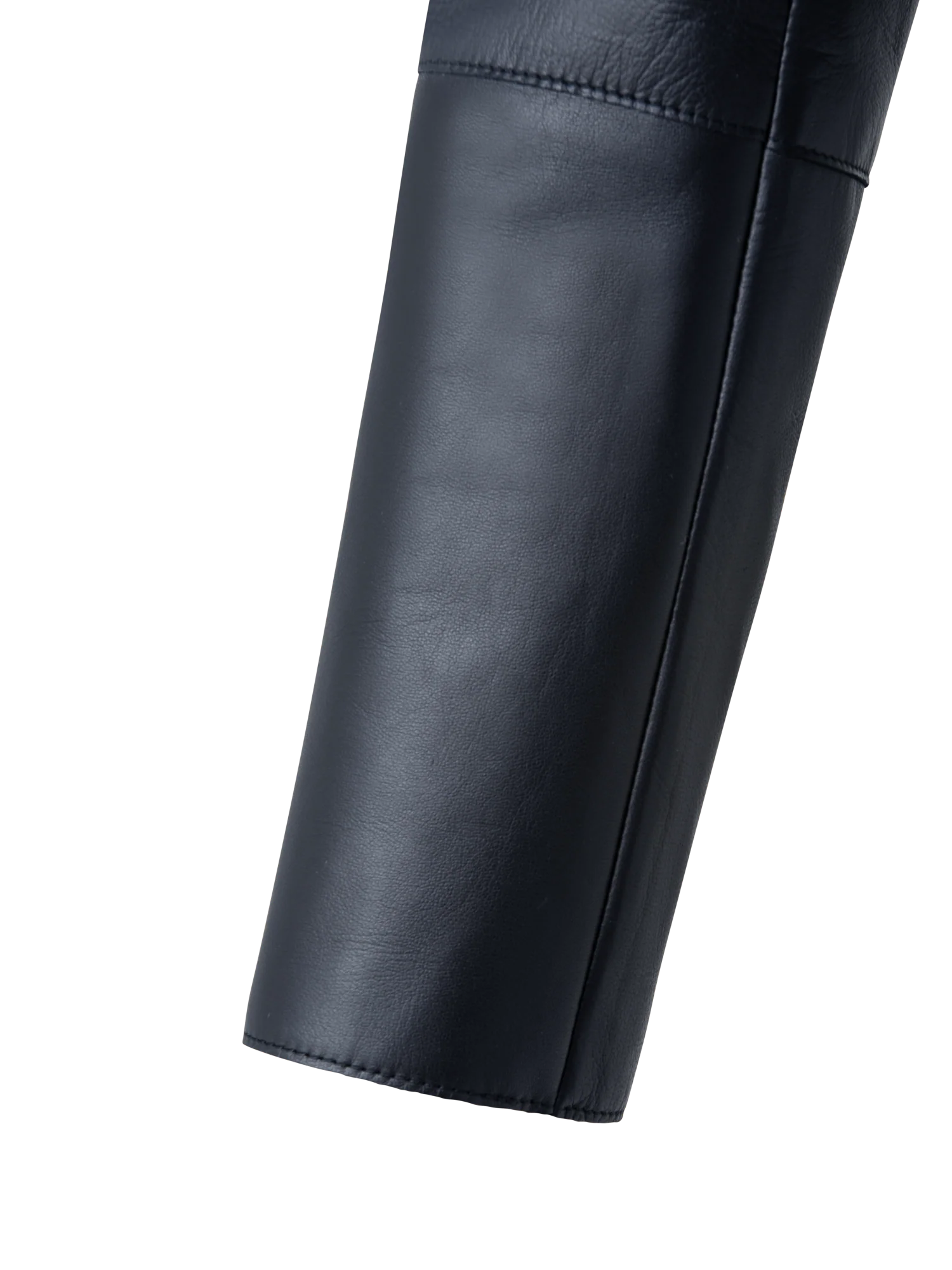Cropped Lamb Nappa Leather Jacket - Image 4
