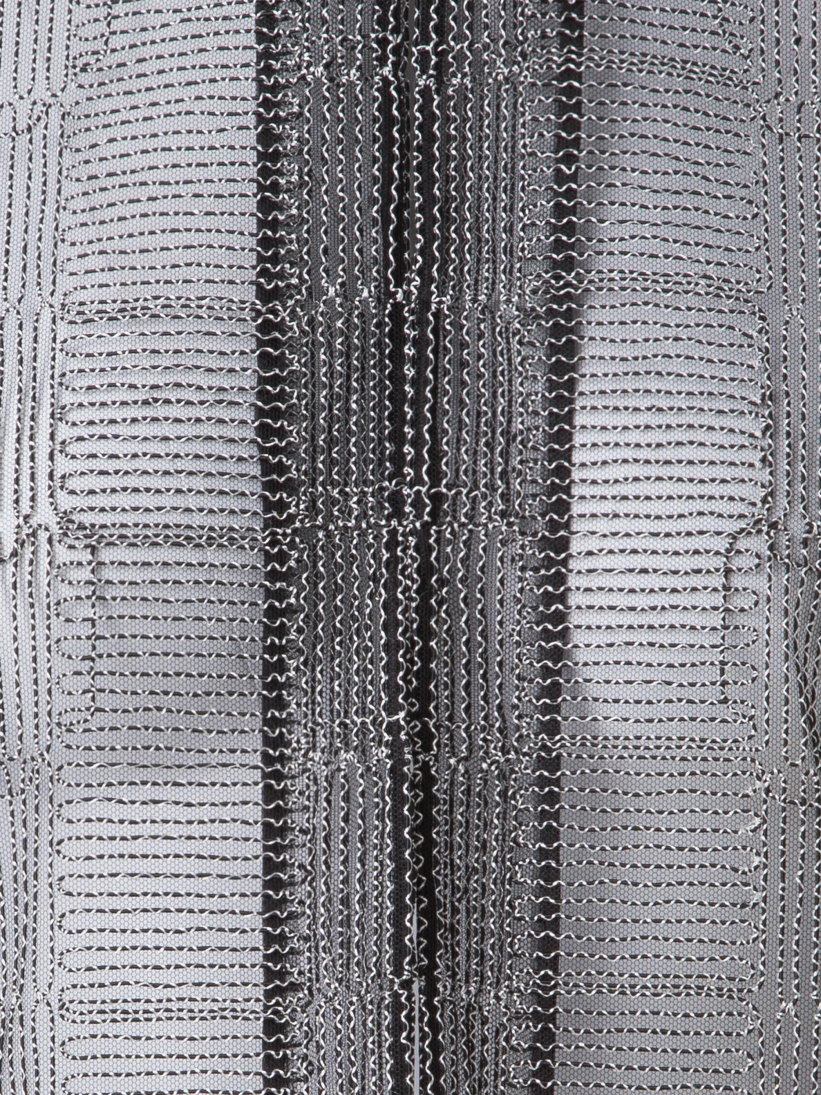 Short Jacket in Square on Tulle Embroidery - Image 5