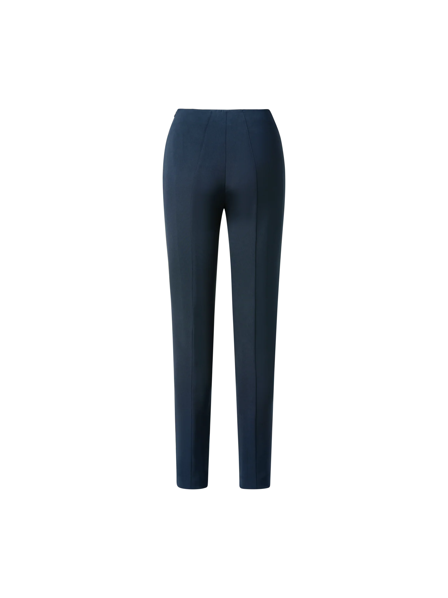 Slim Silk Stretch Crêpe Pants - Image 3