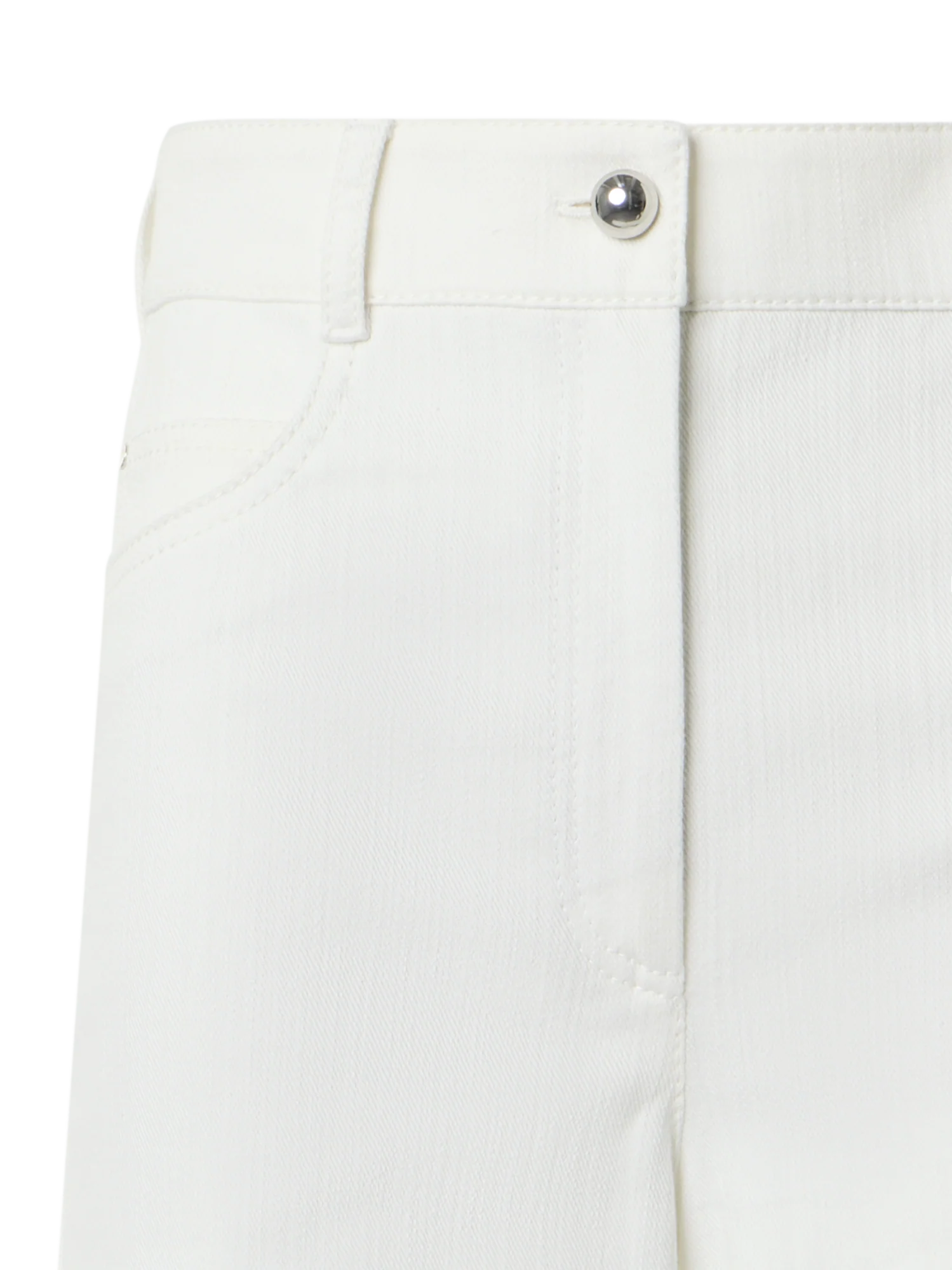 Cooper Wide Leg Stretch Cotton Denim Pants - Image 3